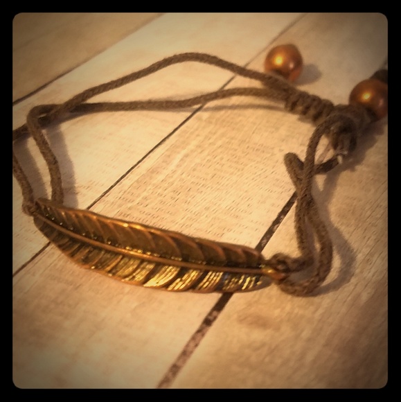 Jewelry - Metal Feather Bracelet